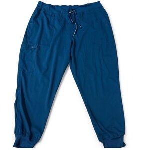 Women Blue Jogger Pants Scrub